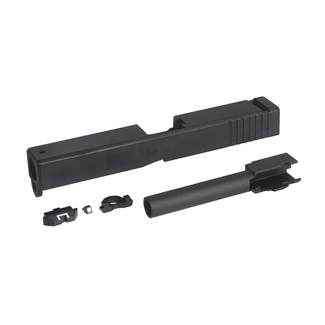 E&C メタルスライド バレル付き EC / マルイ G17 GBB 用 ( EC-PA1001 )-AIRSOFT GOGO エアガン・サバゲー用品通販