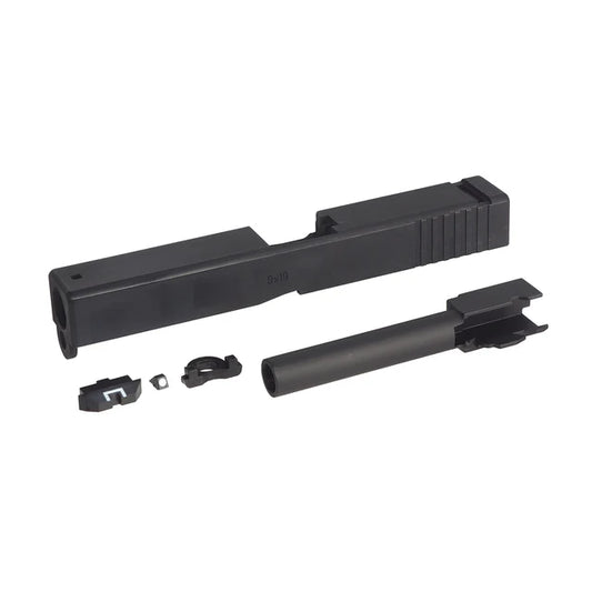 E&C メタルスライド バレル付き EC / マルイ G17 GBB 用 ( EC-PA1001 )-AIRSOFT GOGO エアガン・サバゲー用品通販