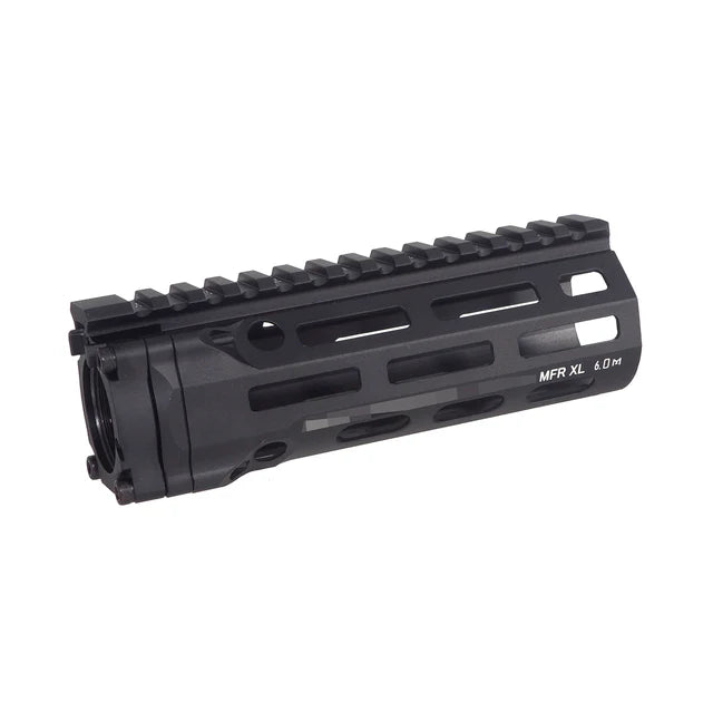 E&C MFR XL 6.0インチ M-Lok ハンドガード AR/M4用 (EC-MP1012-3) - ブラック-AIRSOFT GOGO エアガン・サバゲー用品通販