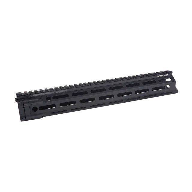 E&C MFR XS 14インチ M-Lok ハンドガード AR/M4用 (EC-MP1012-5) - ブラック-AIRSOFT GOGO エアガン・サバゲー用品通販