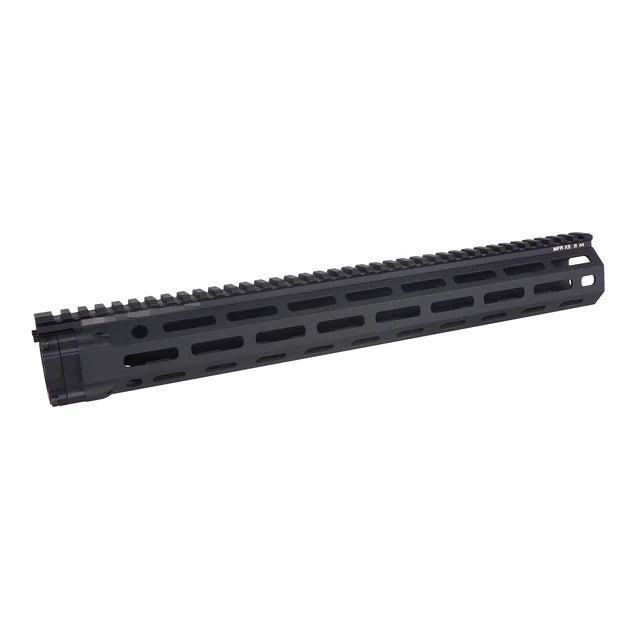 E&C MFR XS 15インチ M-Lok ハンドガード AR/M4用 (EC-MP1012-6) - ブラック-AIRSOFT GOGO エアガン・サバゲー用品通販
