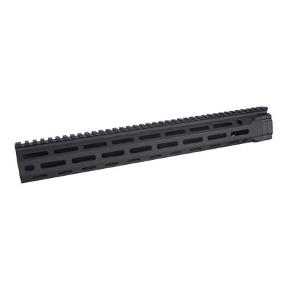 E&C MFR XS 15インチ M-Lok ハンドガード AR/M4用 (EC-MP1012-6) - ブラック-AIRSOFT GOGO エアガン・サバゲー用品通販