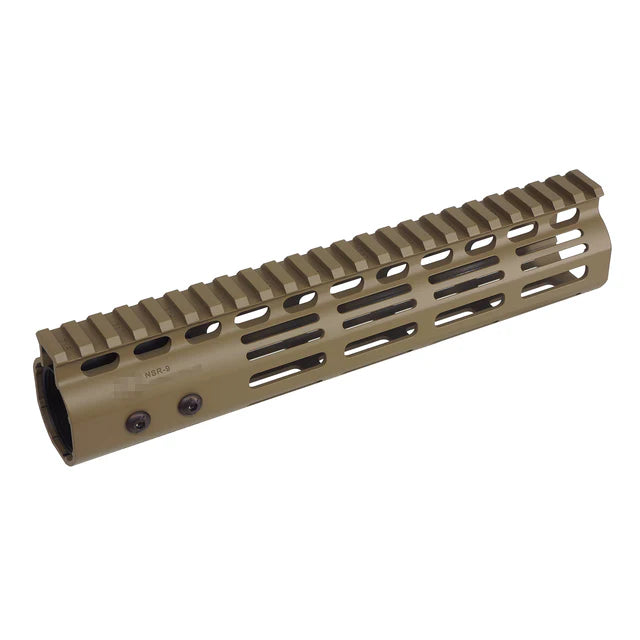E&C NSR9 N4 9インチ Gen.3 M-Lok ハンドガード AR / M4 用 (EC-MP1011) - ダークアース-AIRSOFT GOGO エアガン・サバゲー用品通販
