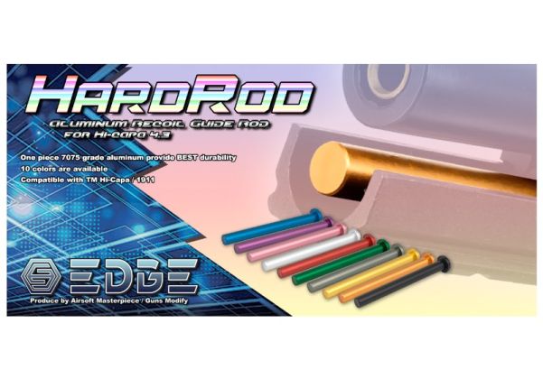 EDGE Hi Capa 4.3 ガイドロッド（カスタム「ハードロッド」） - グリーン-AIRSOFT GOGO エアガン・サバゲー用品通販
