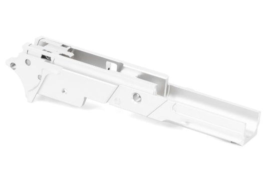 EDGE Hi Capa 5.1 カスタム 'STRAT' 3.9インチフレーム - アルミニウム / アルミ、銀(ぎん)-AIRSOFT GOGO エアガン・サバゲー用品通販