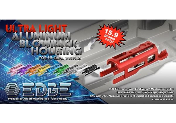 EDGE HI-CAPA ブローバックハウジング (バージョン2、アルミニウム / アルミ) - 紫-AIRSOFT GOGO エアガン・サバゲー用品通販