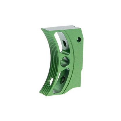 EDGE HI CAPA トリガー (S2、アルミニウム) - グリーン-AIRSOFT GOGO エアガン・サバゲー用品通販