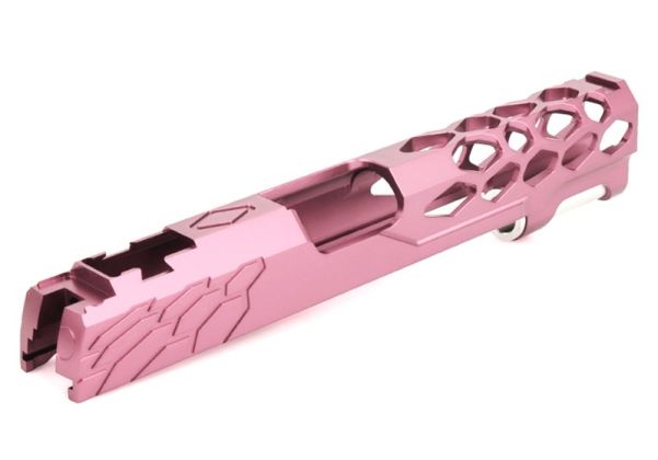 EDGE HI-CAPAGBBスライド（カスタム密封(みっぷう)ド） - ピンク-AIRSOFT GOGO エアガン・サバゲー用品通販