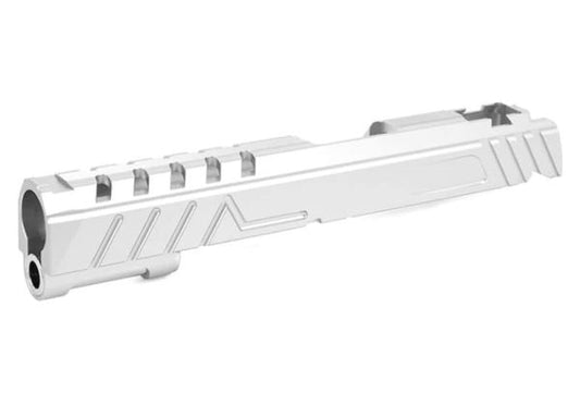 EDGE Tokyo Marui HI-CAPA 5.1 GBB エアソフト GBBスライド (カスタム 'DIVA'、アルミニウム / アルミ) - 銀(ぎん)-AIRSOFT GOGO エアガン・サバゲー用品通販