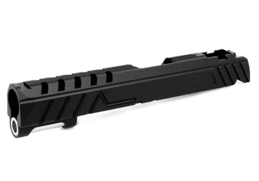 EDGE Tokyo Marui HI-CAPA 5.1 GBB エアソフト GBBスライド (カスタム 'DIVA'、アルミニウム / アルミ) - ブラック-AIRSOFT GOGO エアガン・サバゲー用品通販