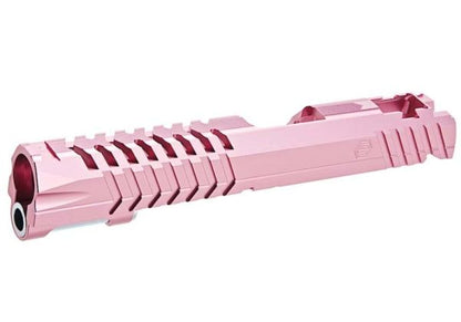 EDGE Tokyo Marui HI-CAPA 5.1 GBB エアソフトガン スタンダードGBBスライド (カスタム 'MAX、アルミニウム / アルミ) - ピンク-AIRSOFT GOGO エアガン・サバゲー用品通販