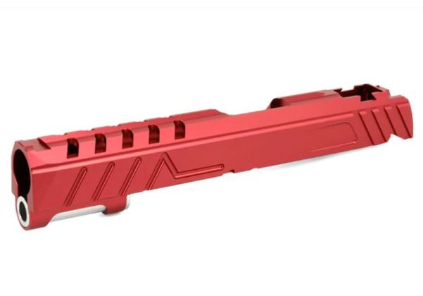 EDGE Tokyo Marui HI-CAPA 5.1 GBBスライド（アルミニウム / アルミ、カスタム「DIVA」） - 赤-AIRSOFT GOGO エアガン・サバゲー用品通販