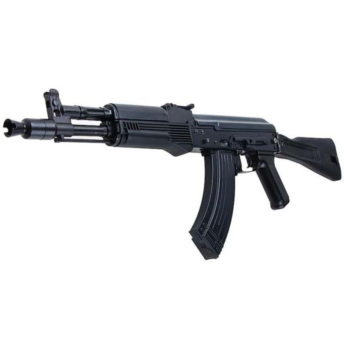 E&L AK-104 エアソフト AEG ライフル - ブラック (EL-A103S)-AIRSOFT GOGO エアガン・サバゲー用品通販