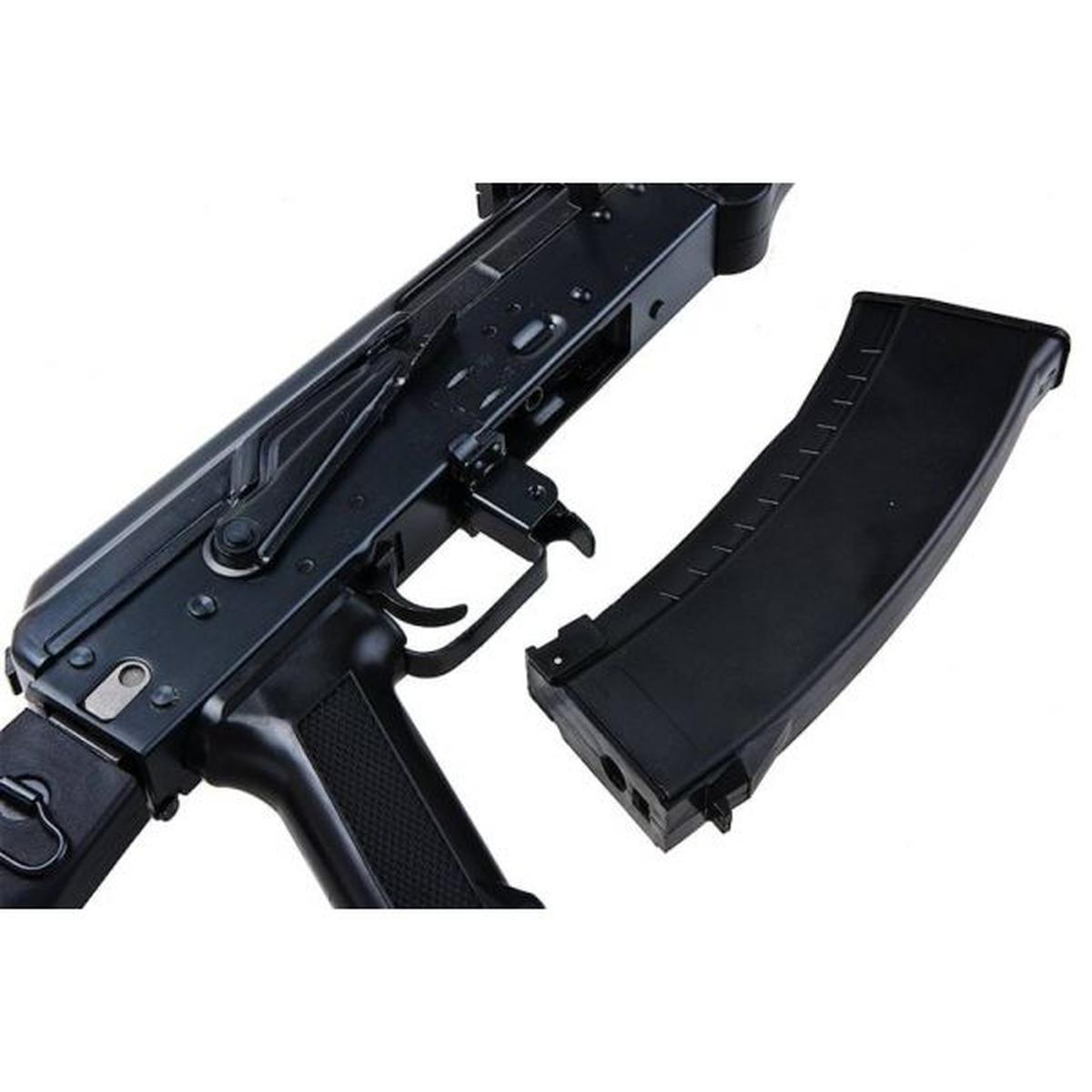 E&L AK-105 エアソフト AEG ライフル - ブラック (EL-A108S)-AIRSOFT GOGO エアガン・サバゲー用品通販
