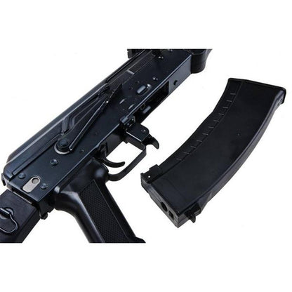 E&L AK-105 エアソフト AEG ライフル - ブラック (EL-A108S)-AIRSOFT GOGO エアガン・サバゲー用品通販