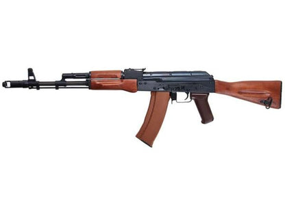 E&L AK-74N エアソフト電動ライフル（リアルウッド製） - ブラック（EL-A102S）-AIRSOFT GOGO エアガン・サバゲー用品通販