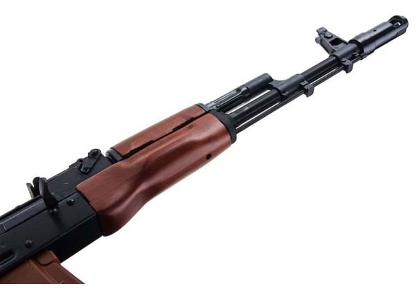 E&L AK-74N エアソフト電動ライフル（リアルウッド製） - ブラック（EL-A102S）-AIRSOFT GOGO エアガン・サバゲー用品通販