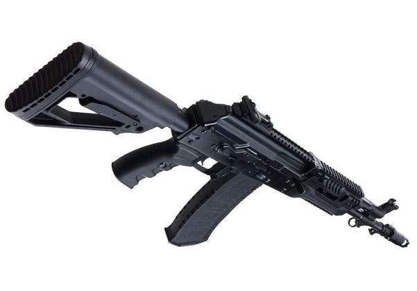E&L AK12 RAF エアソフト AEG ライフル - ブラック (EL-A116S)-AIRSOFT GOGO エアガン・サバゲー用品通販