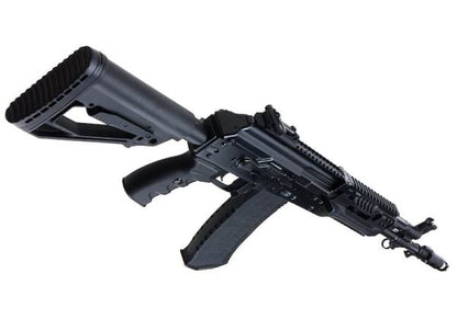 E&L AK12 RAF エアソフト AEG ライフル - ブラック (EL-A116S)-AIRSOFT GOGO エアガン・サバゲー用品通販