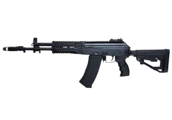 E&L AK12 RAF エアソフト AEG ライフル - ブラック (EL-A116S)-AIRSOFT GOGO エアガン・サバゲー用品通販