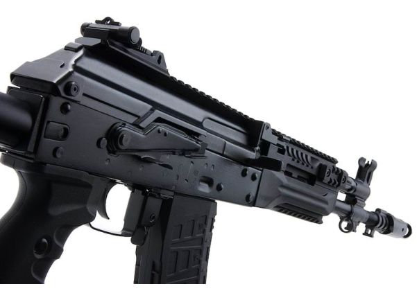 E&L AK12 RAF エアソフト AEG ライフル - ブラック (EL-A116S)-AIRSOFT GOGO エアガン・サバゲー用品通販