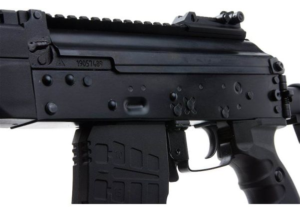 E&L AK12 RAF エアソフト AEG ライフル - ブラック (EL-A116S)-AIRSOFT GOGO エアガン・サバゲー用品通販