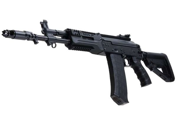 E&L AK12 RAF エアソフト AEG ライフル - ブラック (EL-A116S)-AIRSOFT GOGO エアガン・サバゲー用品通販