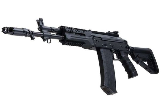 E&L AK12 RAF エアソフト AEG ライフル - ブラック (EL-A116S)-AIRSOFT GOGO エアガン・サバゲー用品通販