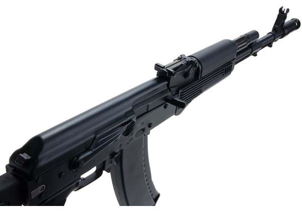 E&L AK74MN エアソフト電動ライフル - ブラック (EL-A106S)-AIRSOFT GOGO エアガン・サバゲー用品通販
