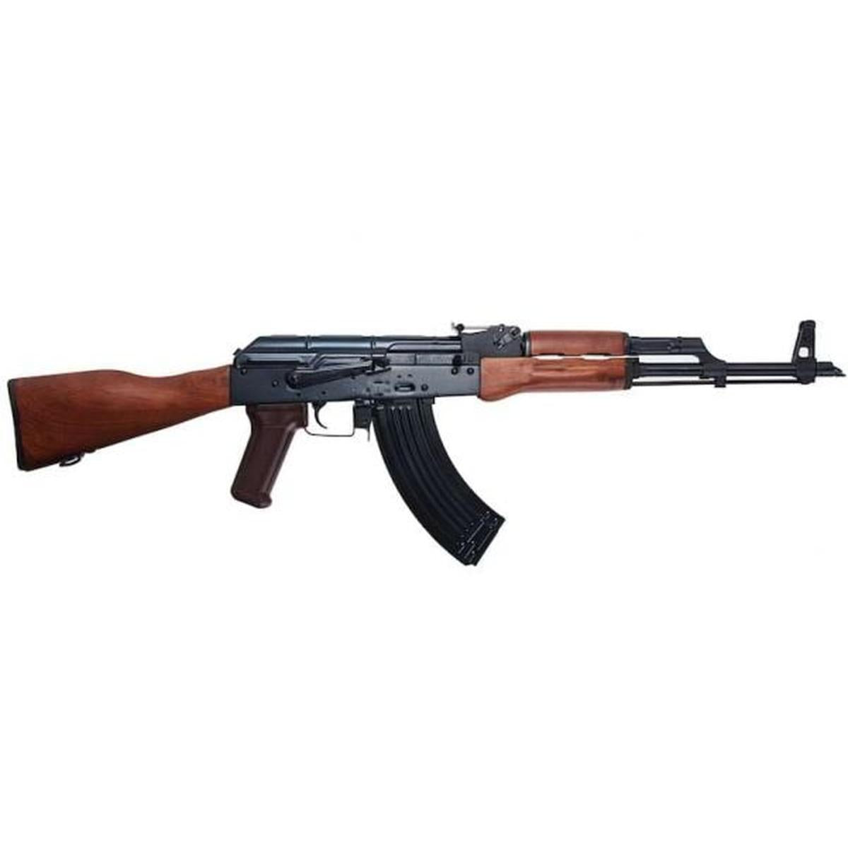 E&L AKM エアソフト AEG ライフル (リアルウッド) - ブラック (EL-A101S)-AIRSOFT GOGO エアガン・サバゲー用品通販