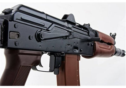 E&L AKMS エアソフト電動ライフル（リアルウッド製） - ブラック（EL-A113S）-AIRSOFT GOGO エアガン・サバゲー用品通販
