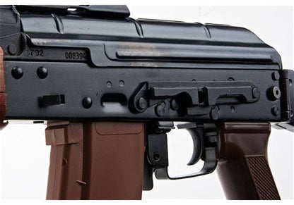 E&L AKMS エアソフト電動ライフル（リアルウッド製） - ブラック（EL-A113S）-AIRSOFT GOGO エアガン・サバゲー用品通販