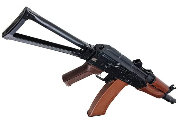 E&L AKS74UN エアソフト AEG ライフル - ブラック (EL-A104S)-AIRSOFT GOGO エアガン・サバゲー用品通販