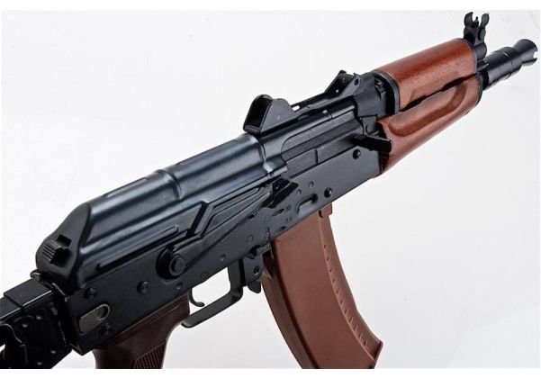 E&L AKS74UN エアソフト AEG ライフル - ブラック (EL-A104S)-AIRSOFT GOGO エアガン・サバゲー用品通販