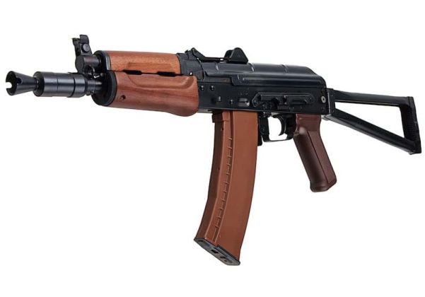 E&L AKS74UN エアソフト AEG ライフル - ブラック (EL-A104S)-AIRSOFT GOGO エアガン・サバゲー用品通販
