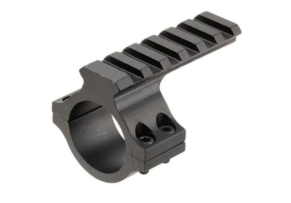 Element 30mm スコープマウント トップレイル - ブラック-AIRSOFT GOGO エアガン・サバゲー用品通販