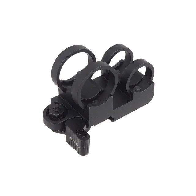 Element LR タクティカル ダブルスタック フラッシュライトマウント 1.040 インチ (ELE-EX302) - ブラック-AIRSOFT GOGO エアガン・サバゲー用品通販