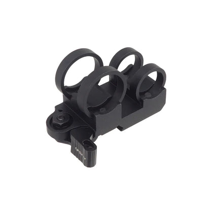 Element LR タクティカル ダブルスタック フラッシュライトマウント 1.040 インチ (ELE-EX302) - ブラック-AIRSOFT GOGO エアガン・サバゲー用品通販