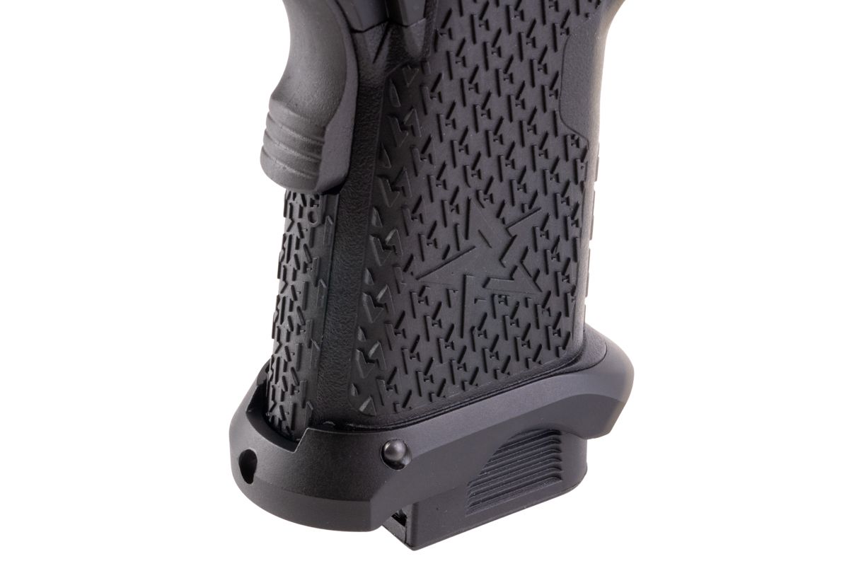 EMG 6mm Pro Shop Staccato C2 2011 コンペンセイター付きガス式エアソフトピストル - BK (R612-4) (Army X T8 アップグレード版)-AIRSOFT GOGO エアガン・サバゲー用品通販
