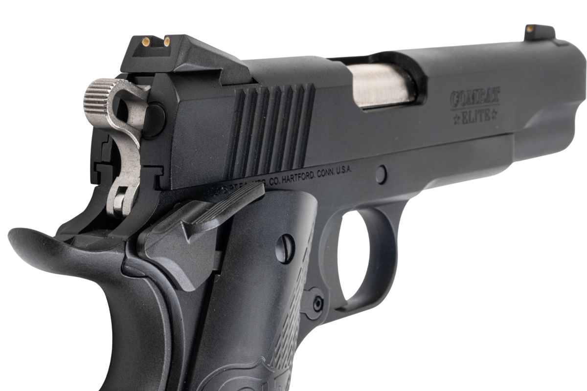 EMG 6mm プロショップ コルトライセンス 1911 コンバットエリートコマンダー GBB エアソフトピストル - BK (アーミー製)-AIRSOFT GOGO エアガン・サバゲー用品通販