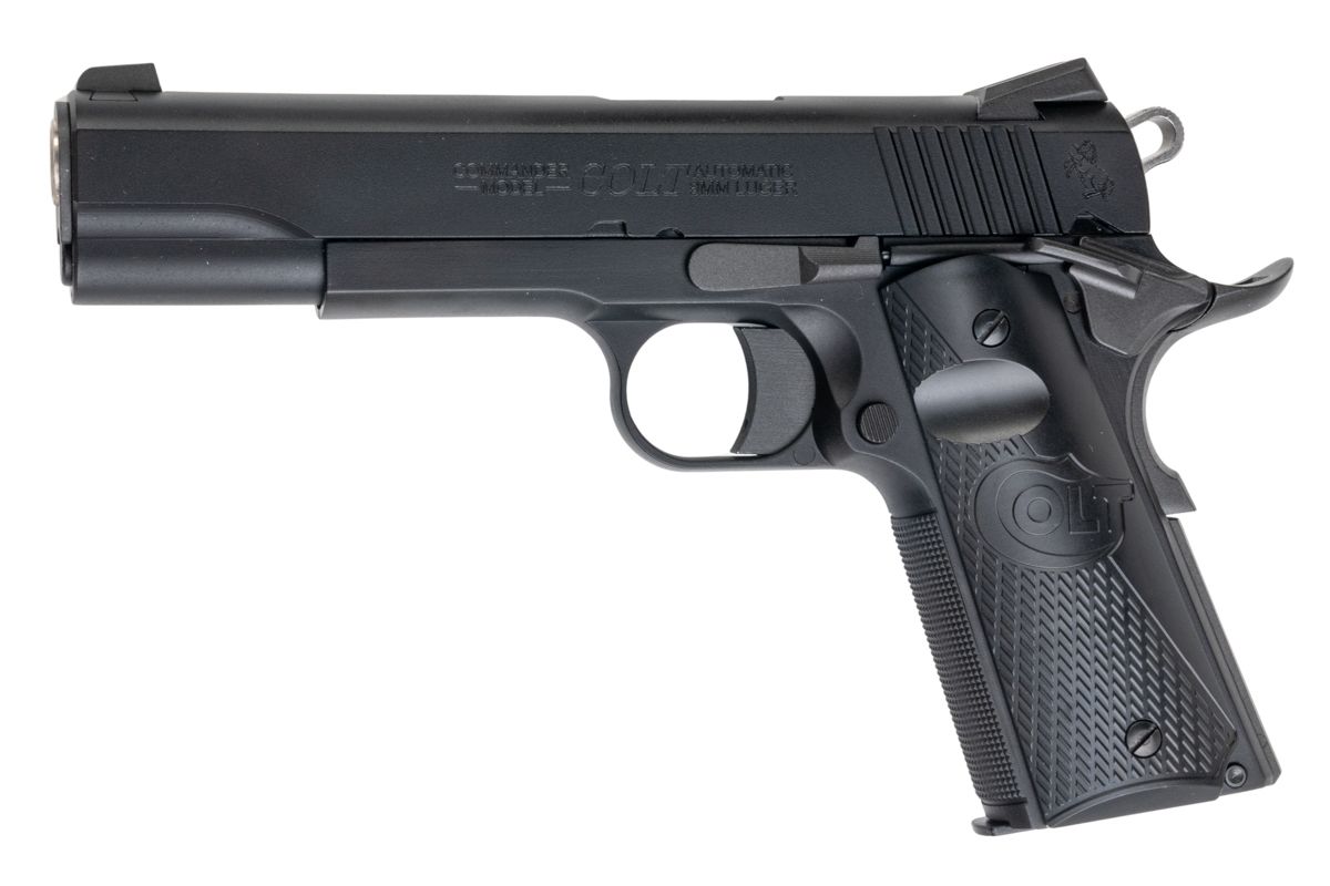 EMG 6mm プロショップ コルトライセンス 1911 コンバットエリートコマンダー GBB エアソフトピストル - BK (アーミー製)-AIRSOFT GOGO エアガン・サバゲー用品通販