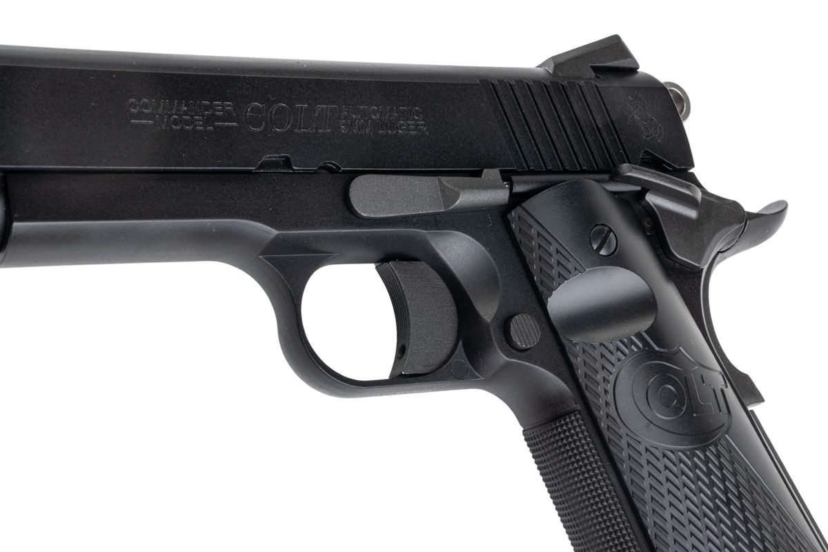 EMG 6mm プロショップ コルトライセンス 1911 コンバットエリートコマンダー GBB エアソフトピストル - BK (アーミー製)-AIRSOFT GOGO エアガン・サバゲー用品通販