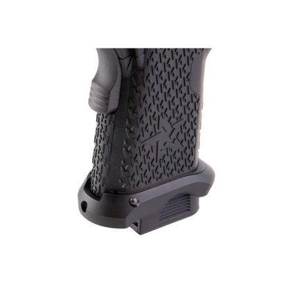 EMG 6MM プロショップ スタッカート C2 2011 コンペンセイター付きガスエアソフトピストル - BK (R612-4) (ARMY X T8 アップグレード)-AIRSOFT GOGO エアガン・サバゲー用品通販