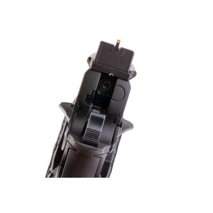 EMG 6MM プロショップ スタッカート C2 2011 コンペンセイター付きガスエアソフトピストル - BK (R612-4) (ARMY X T8 アップグレード)-AIRSOFT GOGO エアガン・サバゲー用品通販
