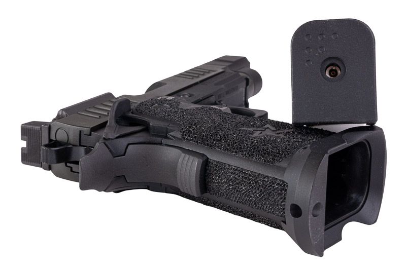 EMG 6mm プロショップ スタッカート C2、Comp SOC GBB ピストル、ハンドメイド スティップリング グリップ付き - BK (Army Armament 製)-AIRSOFT GOGO エアガン・サバゲー用品通販