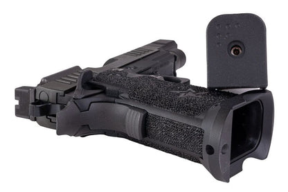 EMG 6mm プロショップ スタッカート C2、Comp SOC GBB ピストル、ハンドメイド スティップリング グリップ付き - BK (Army Armament 製)-AIRSOFT GOGO エアガン・サバゲー用品通販