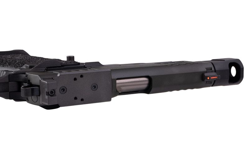 EMG 6mm プロショップ スタッカート C2、Comp SOC GBB ピストル、ハンドメイド スティップリング グリップ付き - BK (Army Armament 製)-AIRSOFT GOGO エアガン・サバゲー用品通販