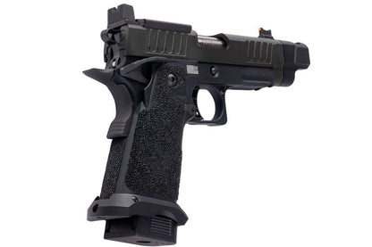EMG 6mm プロショップ スタッカート C2、Comp SOC GBB ピストル、ハンドメイド スティップリング グリップ付き - BK (Army Armament 製)-AIRSOFT GOGO エアガン・サバゲー用品通販