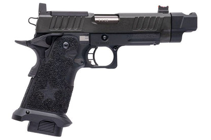 EMG 6mm プロショップ スタッカート C2、Comp SOC GBB ピストル、ハンドメイド スティップリング グリップ付き - BK (Army Armament 製)-AIRSOFT GOGO エアガン・サバゲー用品通販