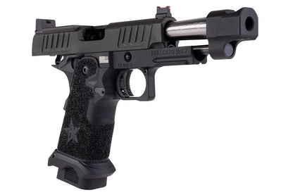 EMG 6mm プロショップ スタッカート C2、Comp SOC GBB ピストル、ハンドメイド スティップリング グリップ付き - BK (Army Armament 製)-AIRSOFT GOGO エアガン・サバゲー用品通販